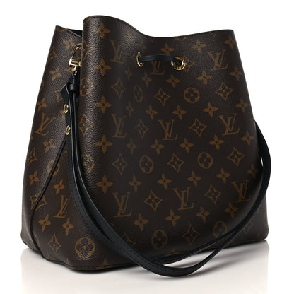Louis Vuitton Monogram Neonoe MM Black 3 of 6