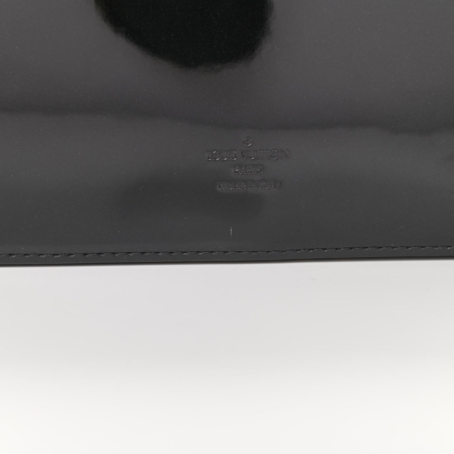 Patent Calfskin Monogram Cherrywood BB Black