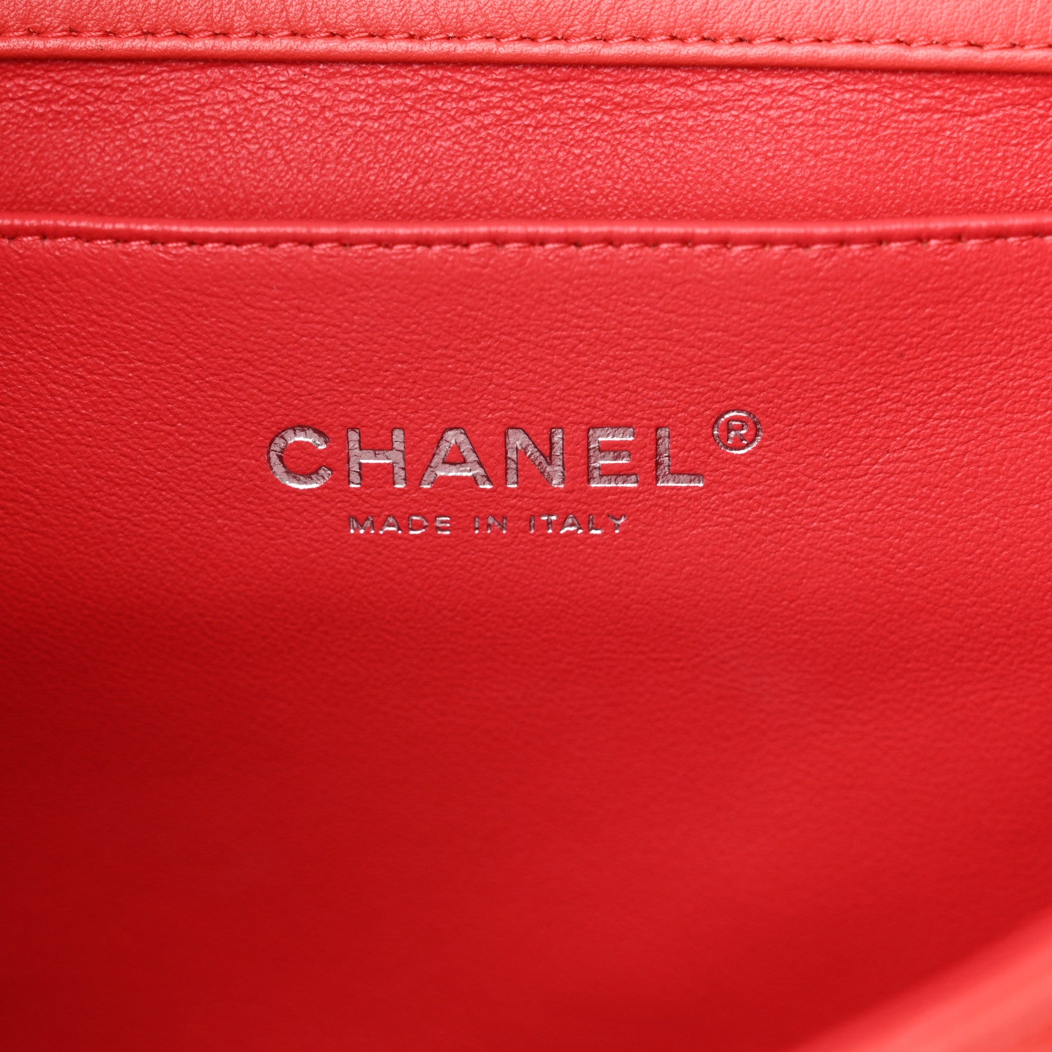 Chanel Patent Quilted Clutch With Chain Flap Fuchsia 7 of 10