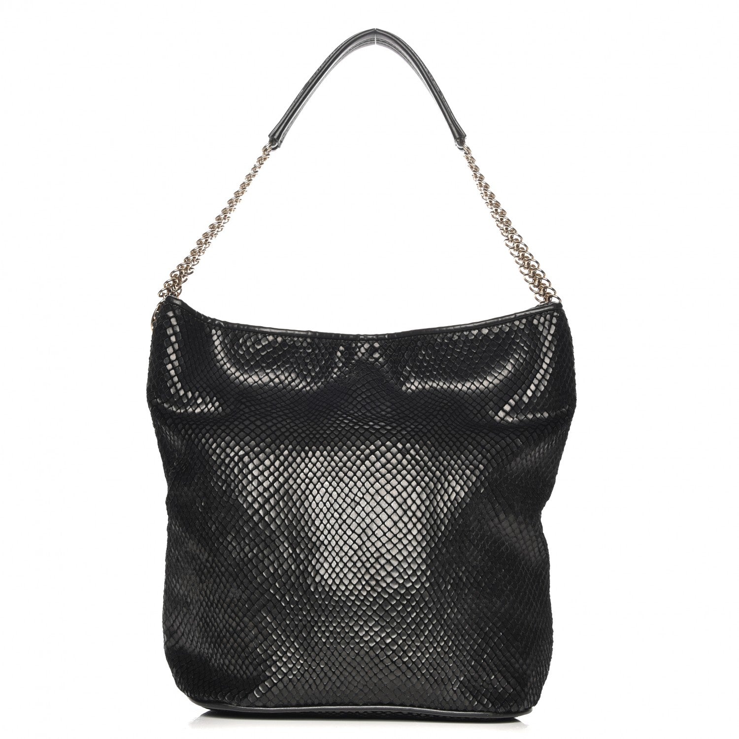 Stella McCartney Faux Python Bailey Boo Hobo Black 1 of 11