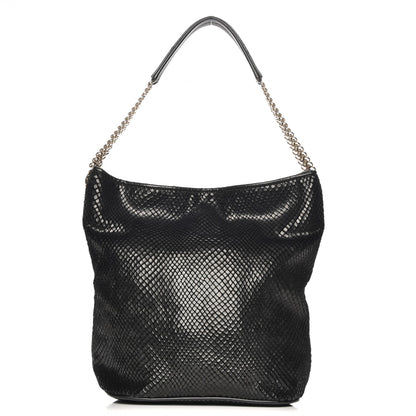 Stella McCartney Faux Python Bailey Boo Hobo Black 1 of 11