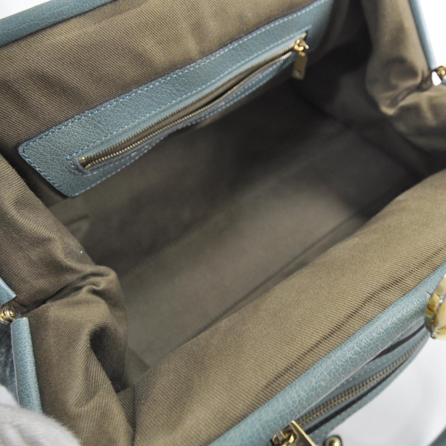 Quilted Leather Stam Topaz