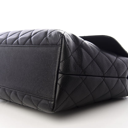 Chanel Caviar Quilted Jumbo Kelly Flap Black 6 of 8