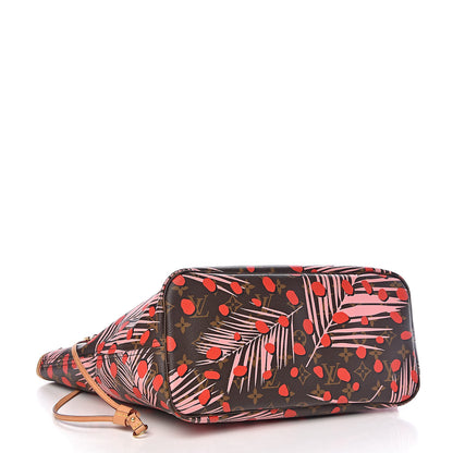 Louis Vuitton Monogram Jungle Dots Neo Neverfull MM Sugar Pink Poppy 5 of 13