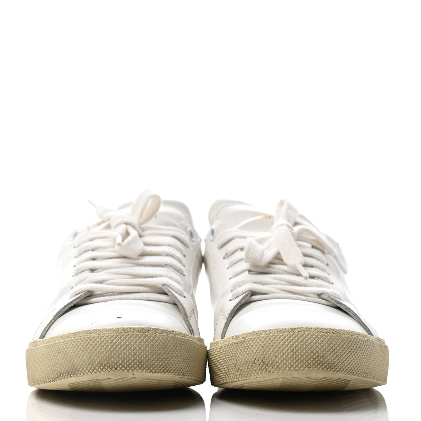 Calfskin Mens Alpha 36 Sneakers 41 White