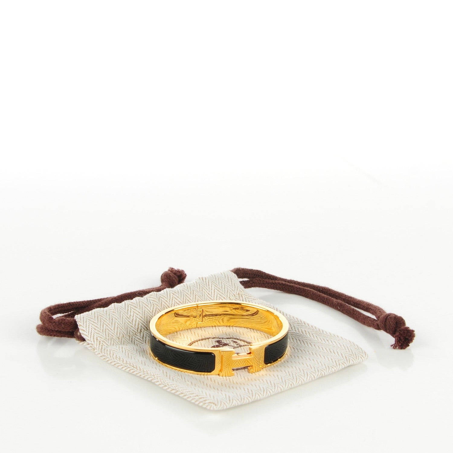 Hermes Enamel Narrow Clic Clac H Bracelet PM Black 6 of 6