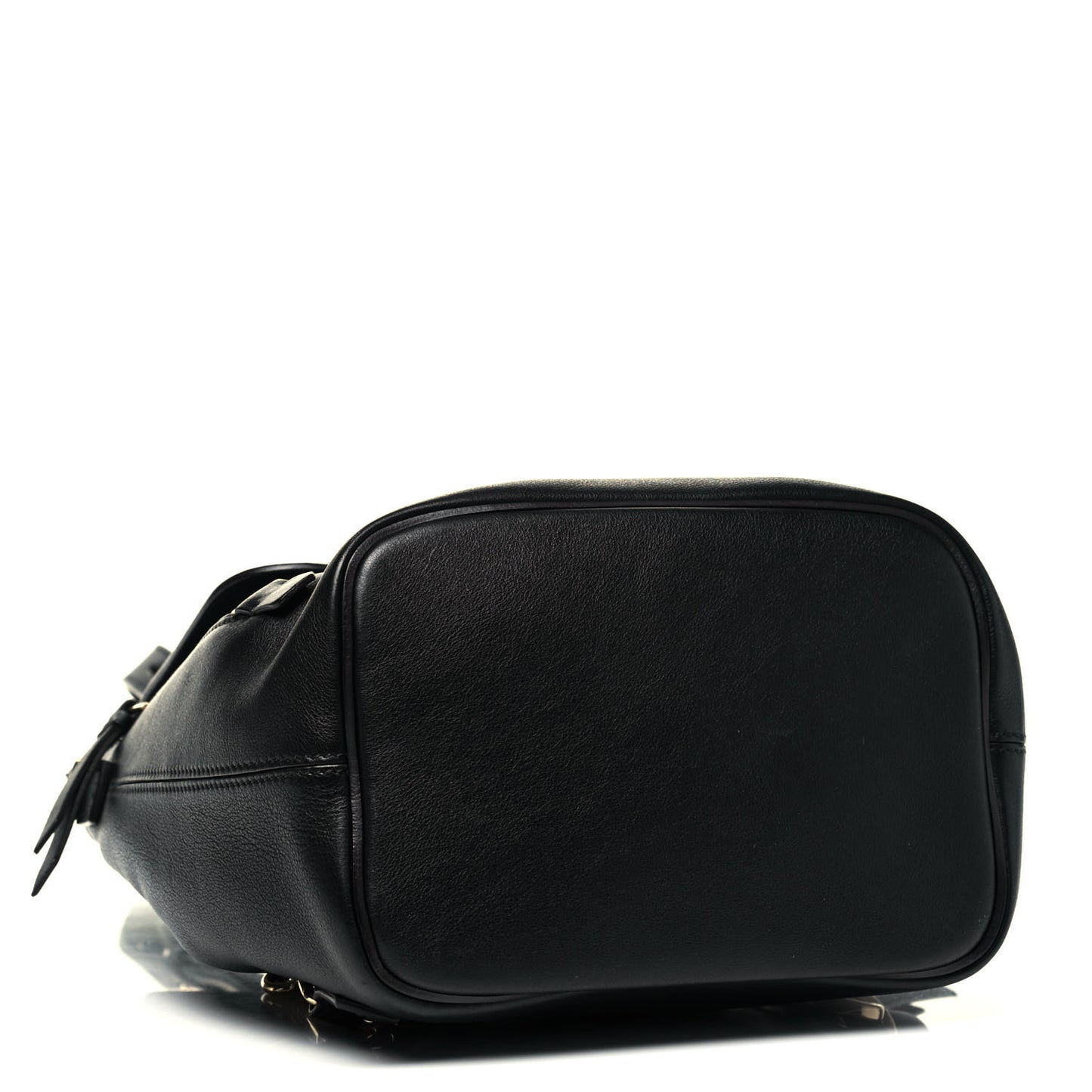 Suede Calfskin Small Faye Backpack Black