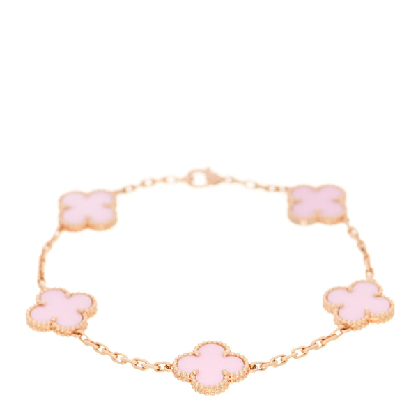 Van Cleef & Arpels ピンクレザーベルト 502002be6997d3273a8677c87d00cb
