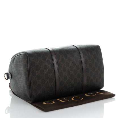 Gucci GG Supreme Monogram Medium Nice Boston Dark Brown 4 of 12