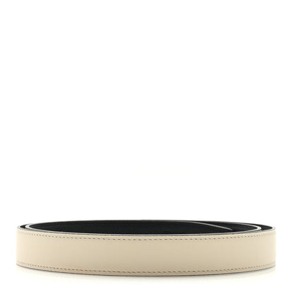 Hermes Swift Epsom 24mm H Belt Strap 95 38 Nata Black 1 of 4