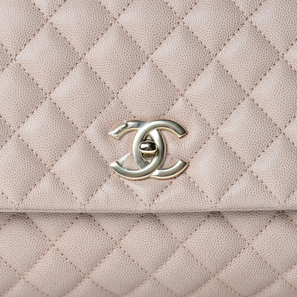 Chanel Caviar Quilted Small Coco Handle Flap Light Pink 8 of 11