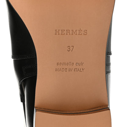 Hermes Calfskin Neo Low Boots 37 Black 6 of 9