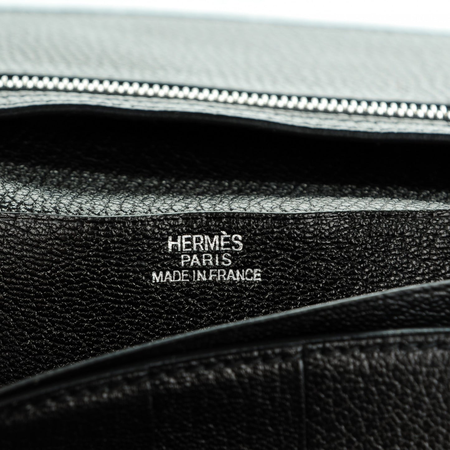 Chevre Mysore Bearn Tri-Fold Wallet Black