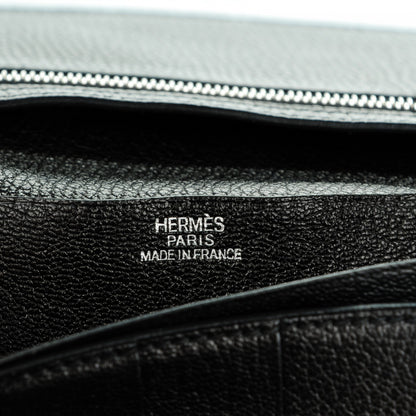 Hermes Chevre Mysore Bearn Tri-Fold Wallet Black 6 of 7