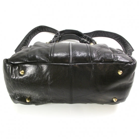 Chloe Leather Heloise Satchel Black 4 of 12