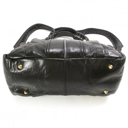 Chloe Leather Heloise Satchel Black 4 of 12