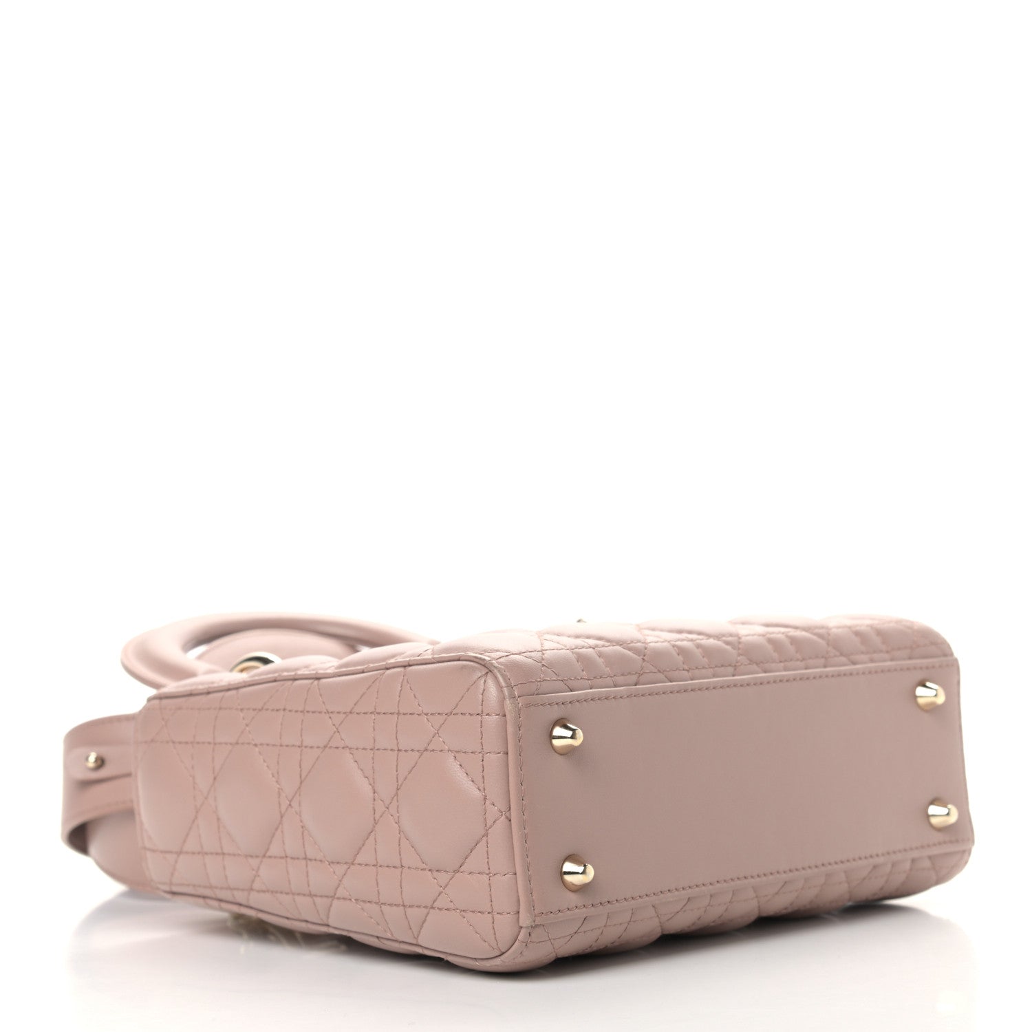 Christian Dior Lambskin Cannage Small Lady Dior Pink 3 of 11