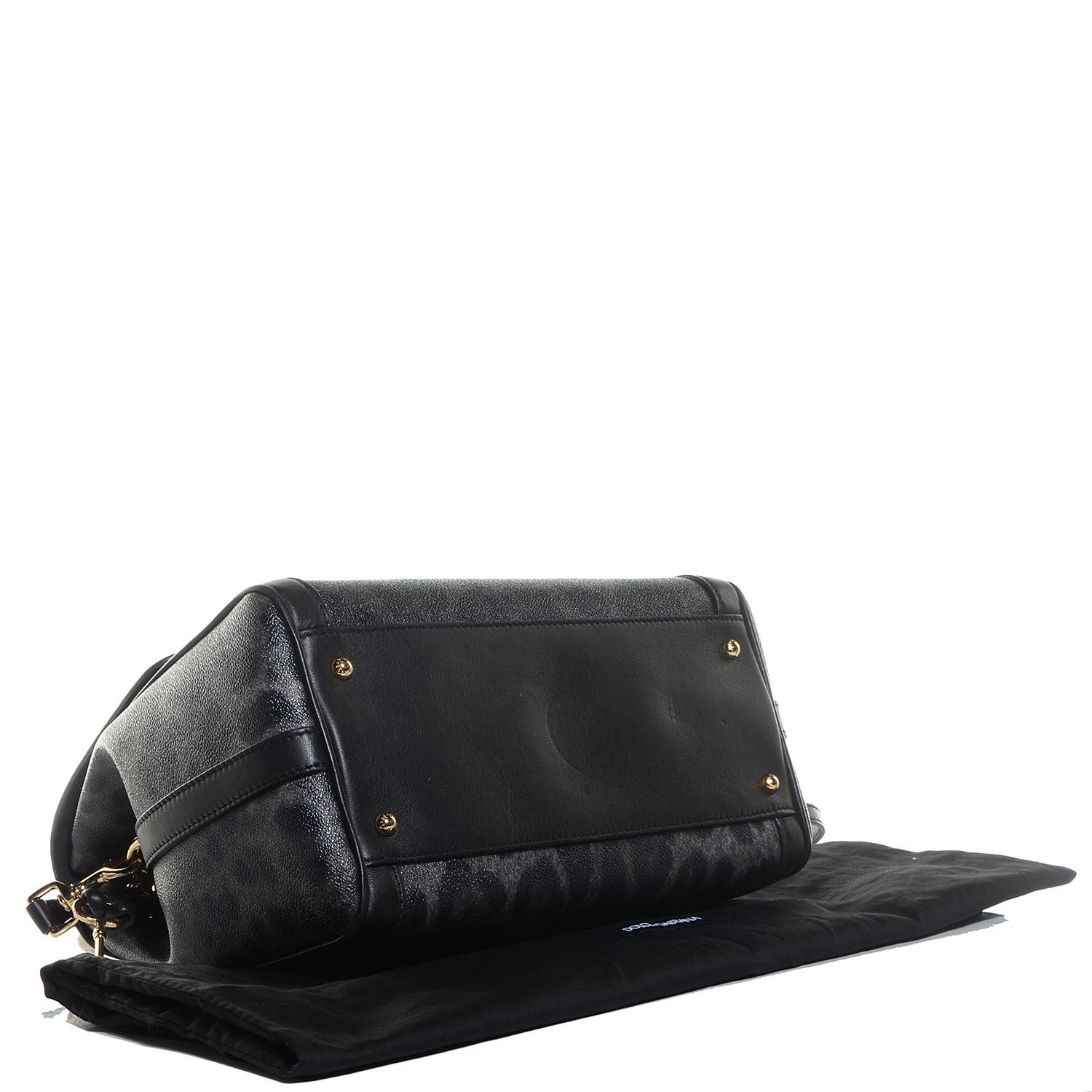 Dolce & Gabbana Coated Canvas Leopard Crest Shoulder Bag 4 of 6