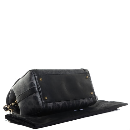 Dolce & Gabbana Coated Canvas Leopard Crest Shoulder Bag 4 of 6