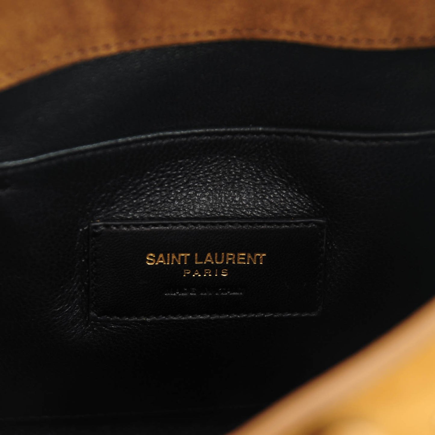 Suede Fringe Nano Sac De Jour Light Ocre