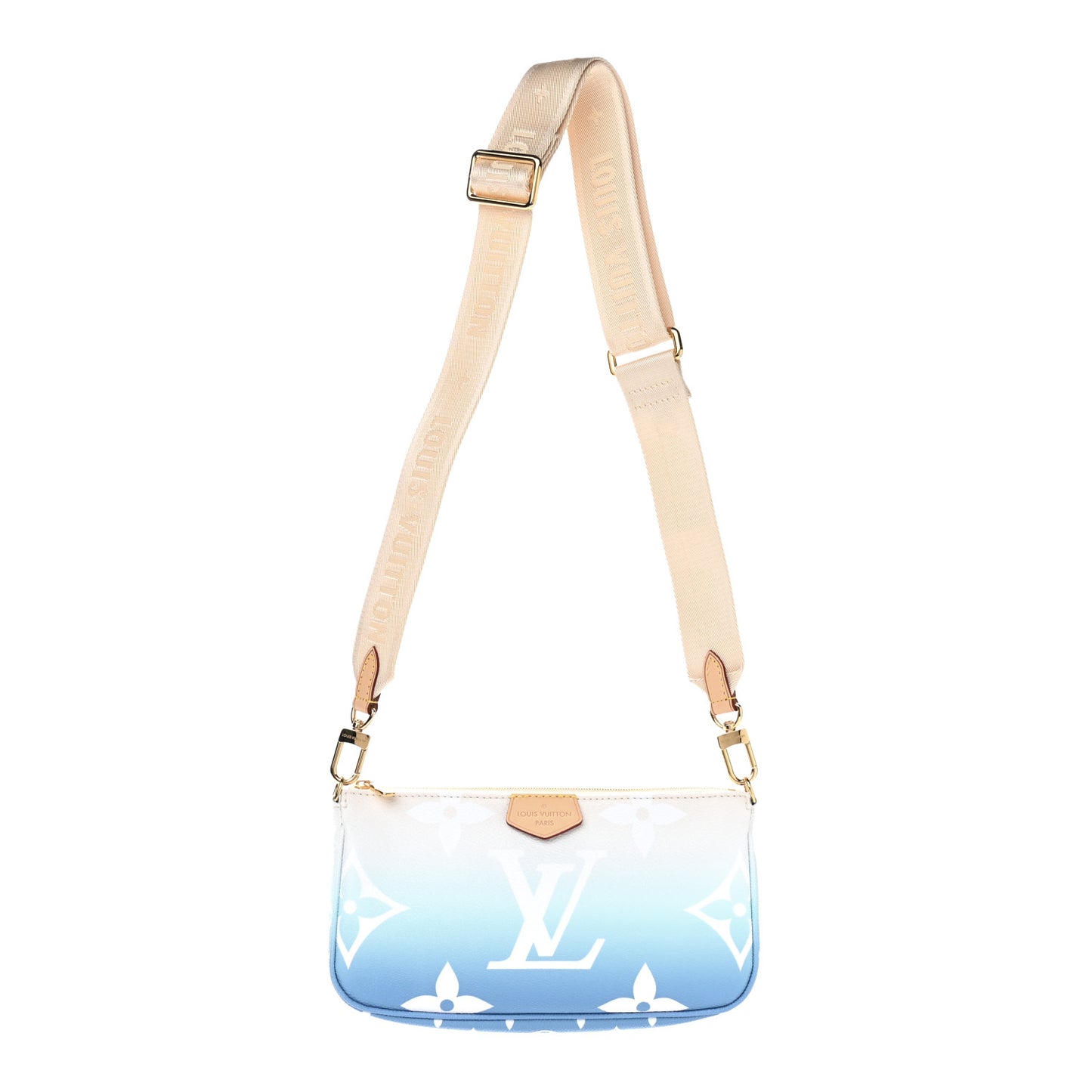 Monogram Giant By The Pool Multi Pochette Accessories Large Pochette Blue