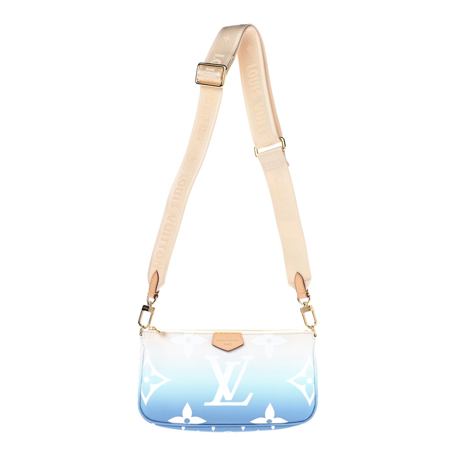 Louis Vuitton Monogram Giant By The Pool Multi Pochette Accessories Large Pochette Blue 1 of 7