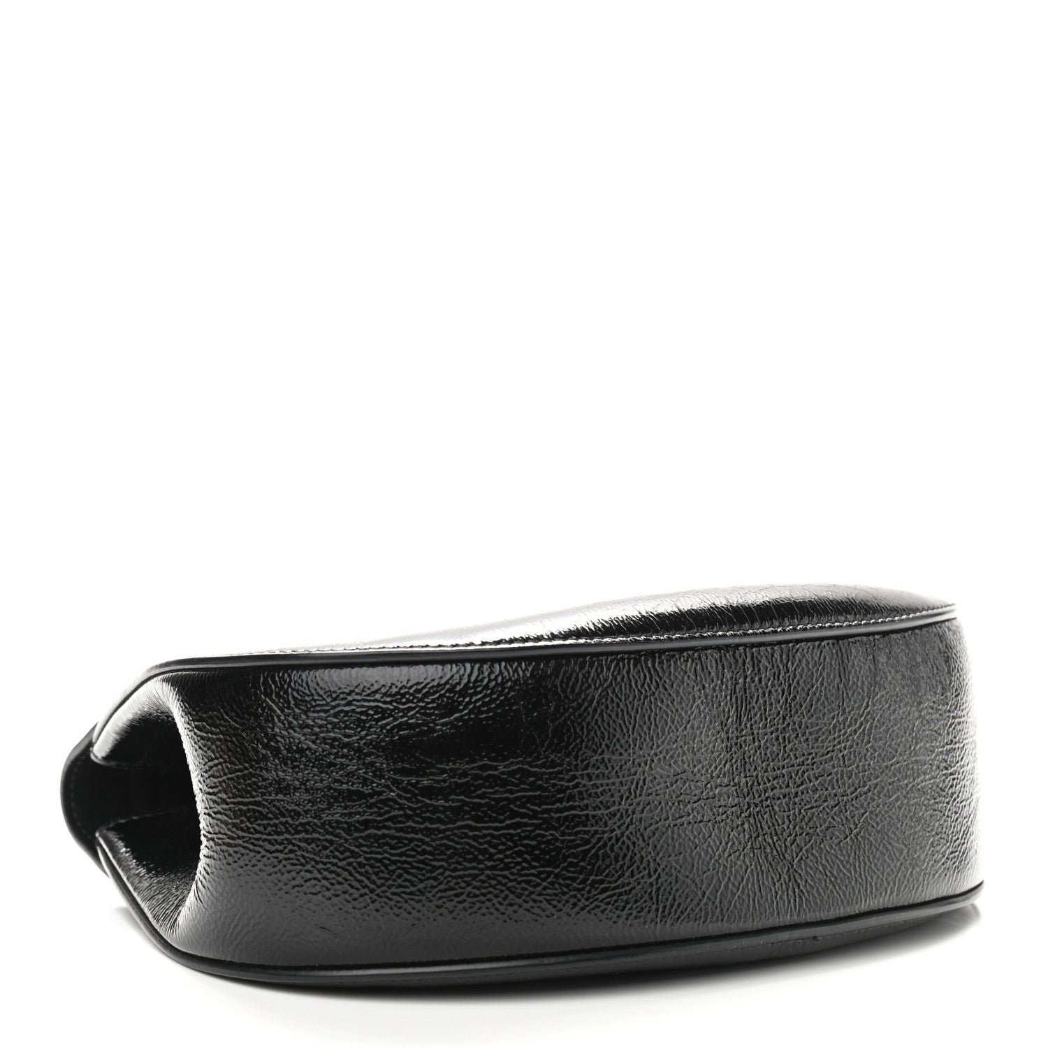 Chloe Grained Patent Drew Shoulder Bag Black 3 of 8
