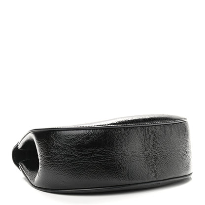 Chloe Grained Patent Drew Shoulder Bag Black 3 of 8