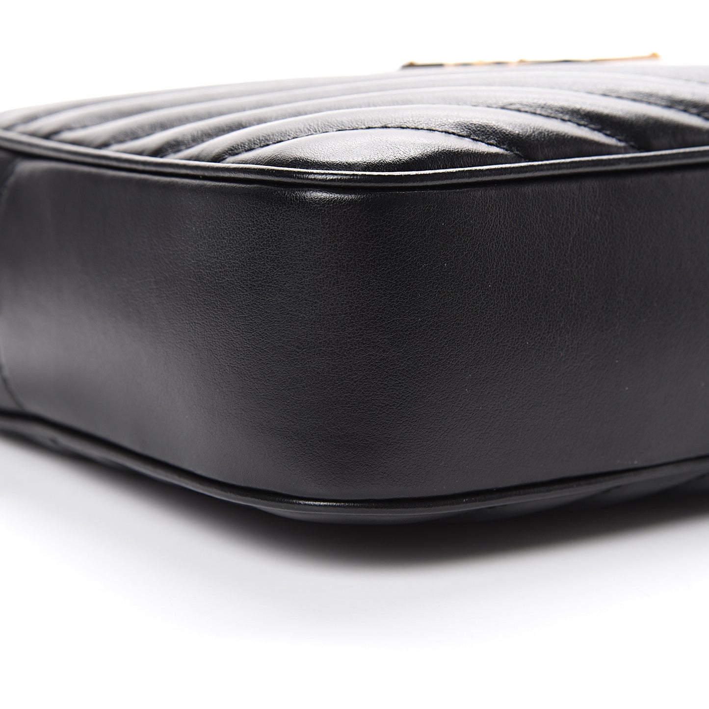 Calfskin Matelasse Monogram Lou Camera Bag Black