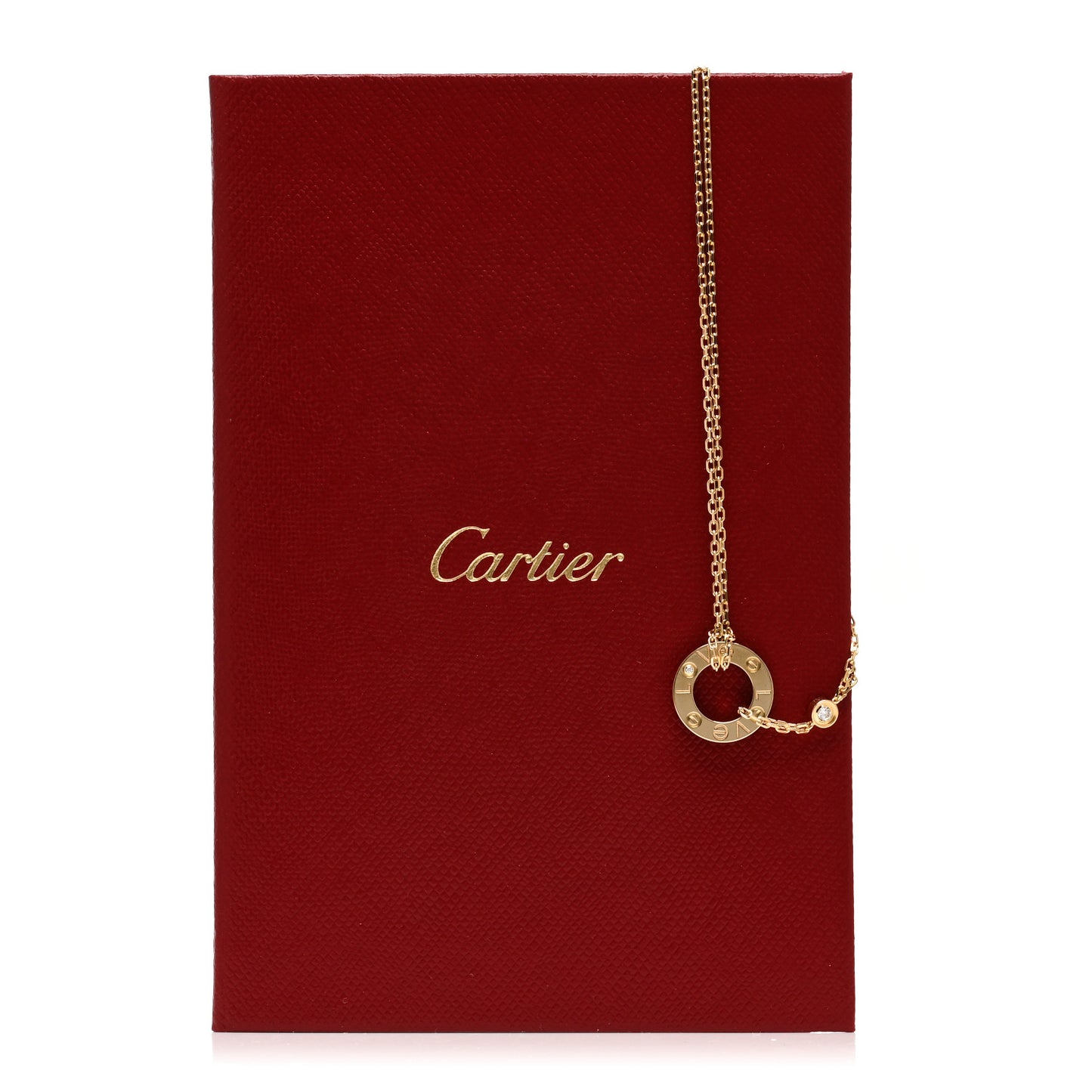 18K Yellow Gold Diamond Love Bracelet
