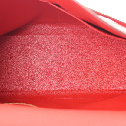 Hermes Togo Kelly Retourne 35 Rouge Casaque 5 of 13