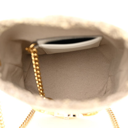 Gucci Snakeskin Mini Zumi Bucket Bag Grey 5 of 10
