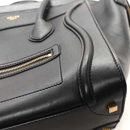 Celine Smooth Calfskin Mini Luggage Black 9 of 11