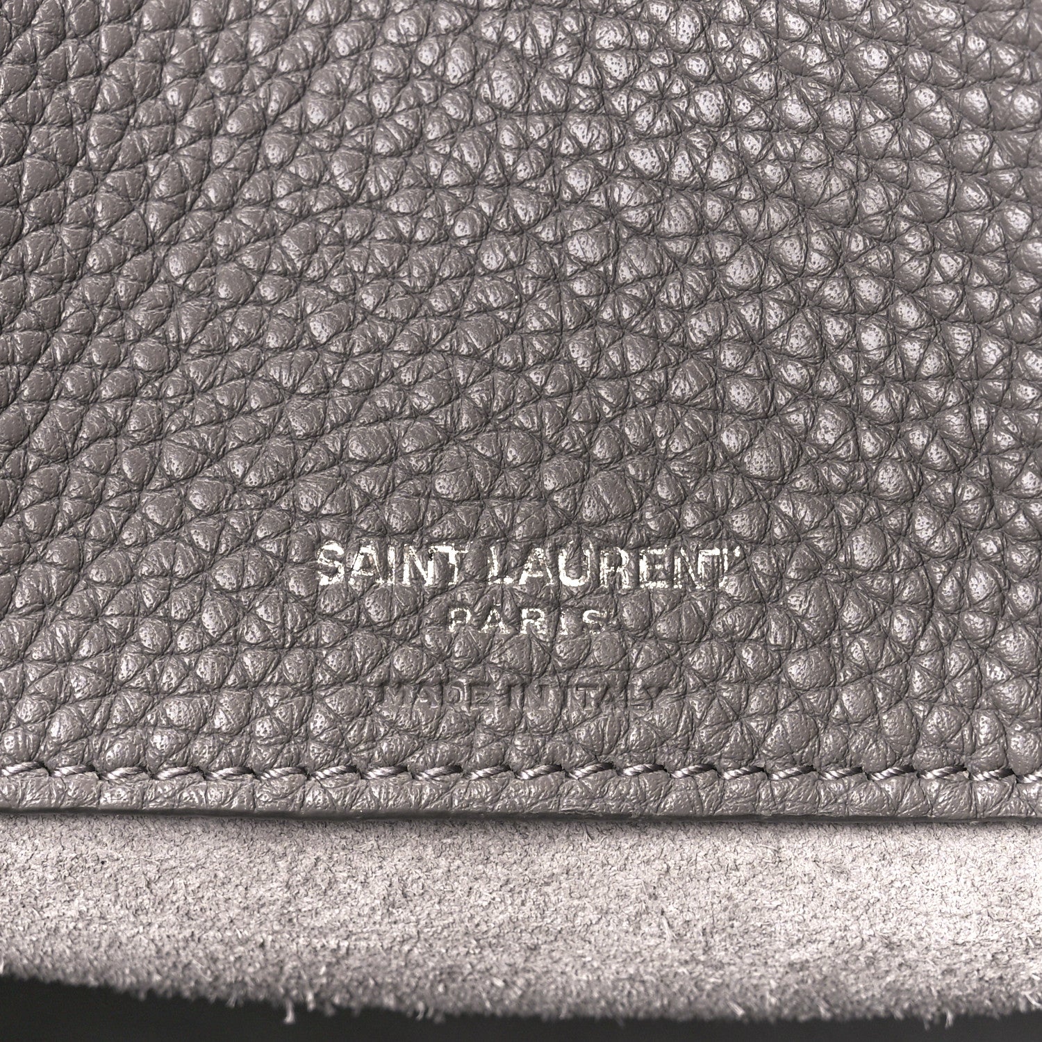 Saint Laurent Grained Calfskin Small Supple Sac De Jour Earth 6 of 12