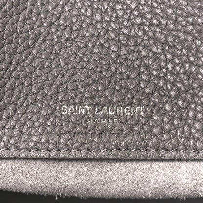 Saint Laurent Grained Calfskin Small Supple Sac De Jour Earth 6 of 12