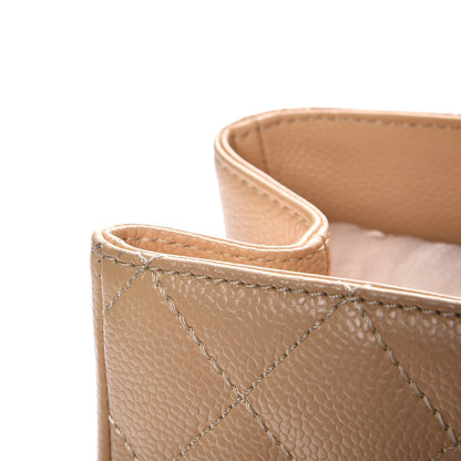 Chanel Caviar Quilted Grand Shopping Tote GST Beige Clair 8 of 11