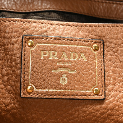 Prada Vitello Phenix Tote Caramel 6 of 8