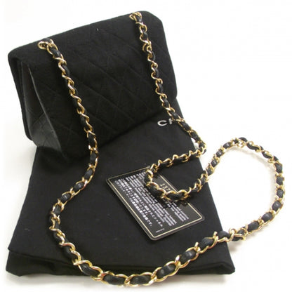 Chanel Jersey Quilted Mini Flap Bag Black 3 of 12