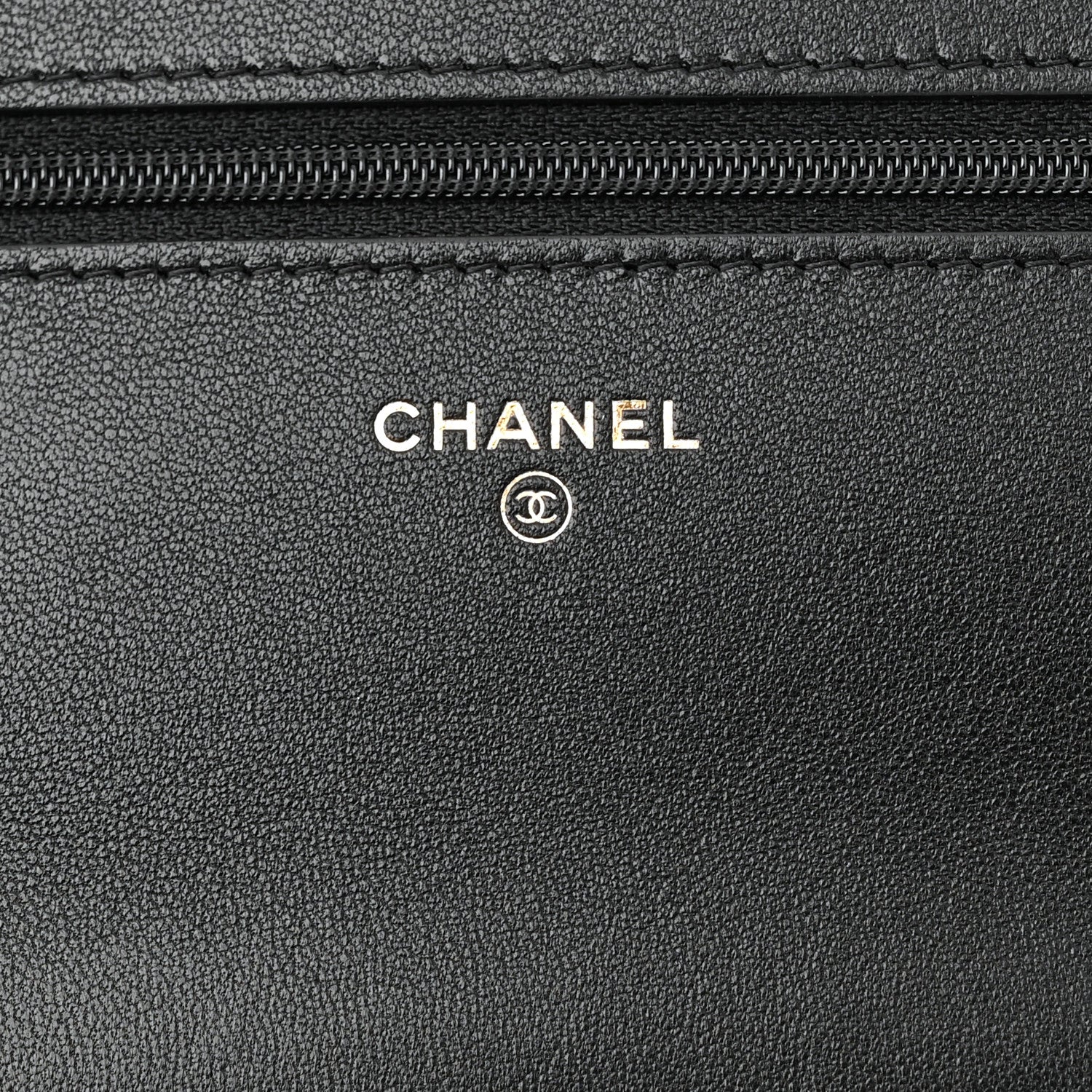 Chanel Lambskin Quilted Chanel 19 Wallet On Chain WOC Black 8 of 12