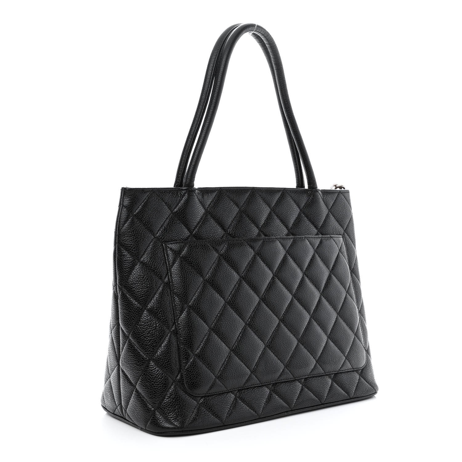 Chanel Caviar Quilted Medallion Tote Black 3 of 11