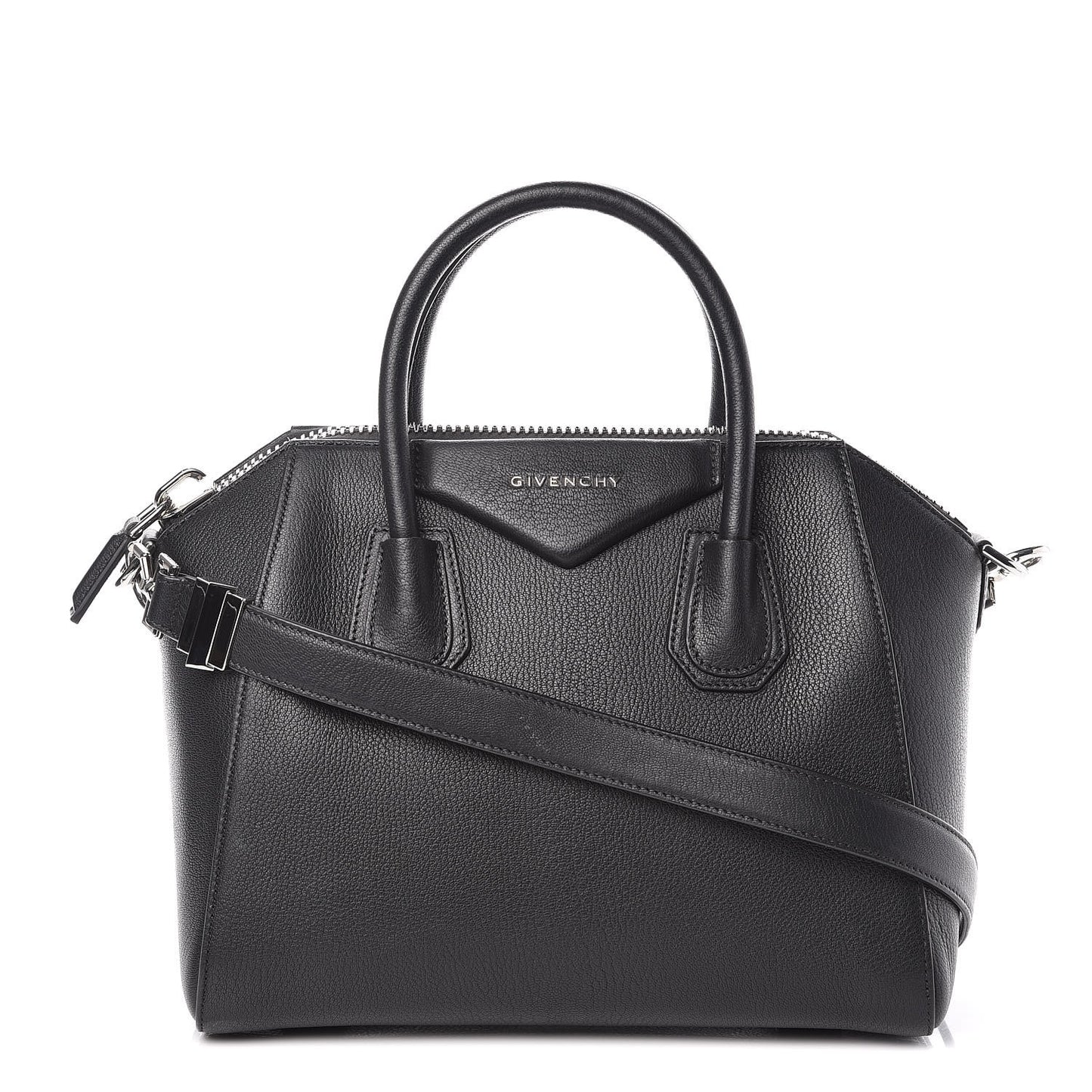 Sugar Goatskin Small Antigona Black