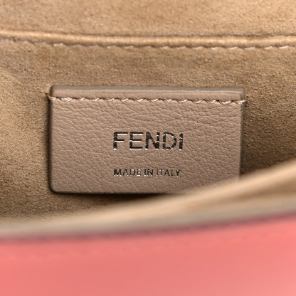 Fendi Vitello Liberty Shiny Nappa Lace Up Bow Kan I Shoulder Bag Macaron Confetto 6 of 11