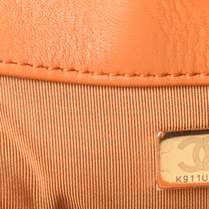 Chanel Lambskin Quilted Medium Chanel 19 Flap Light Brown 9 of 11