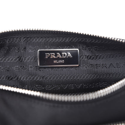 Prada Nylon Shoulder Bag Black 7 of 9