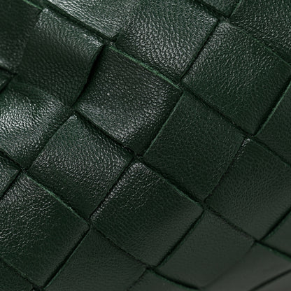 Bottega Veneta Nappa Maxi Intrecciato The Pouch Oversized Clutch Raintree 14 of 14