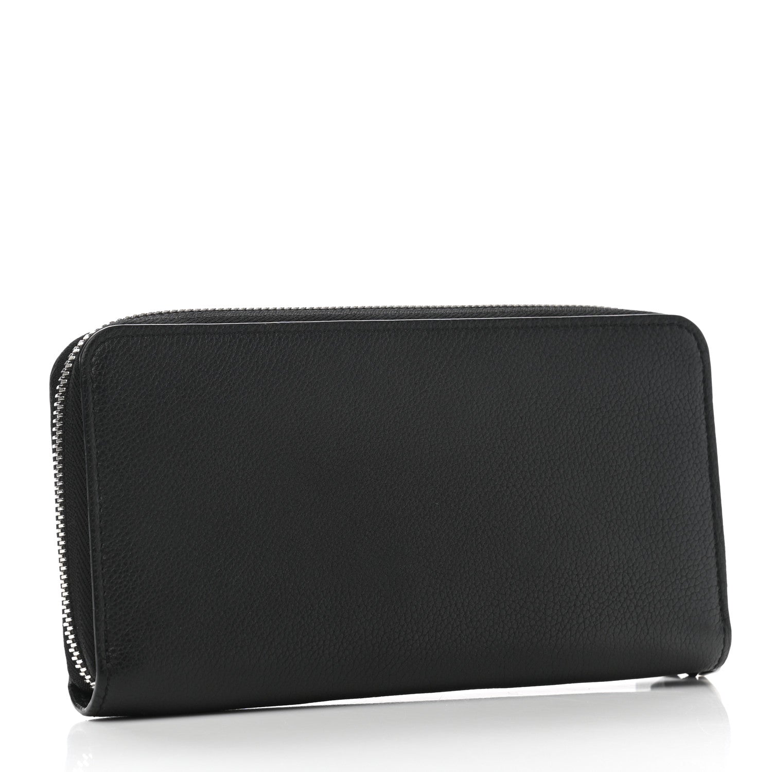 Louis Vuitton Calfskin Zippy Lockme Wallet Black 3 of 8