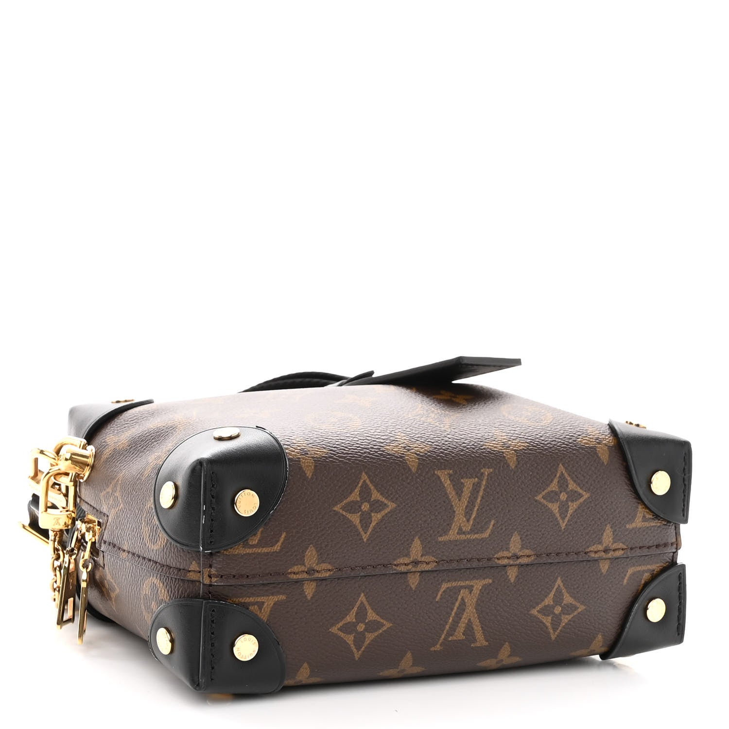 Louis Vuitton Monogram Petite Malle Souple Black 4 of 9