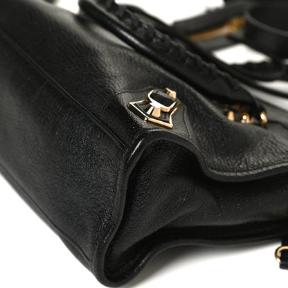 Balenciaga Chevre Gold Metallic Edge Hardware S City Black 11 of 12