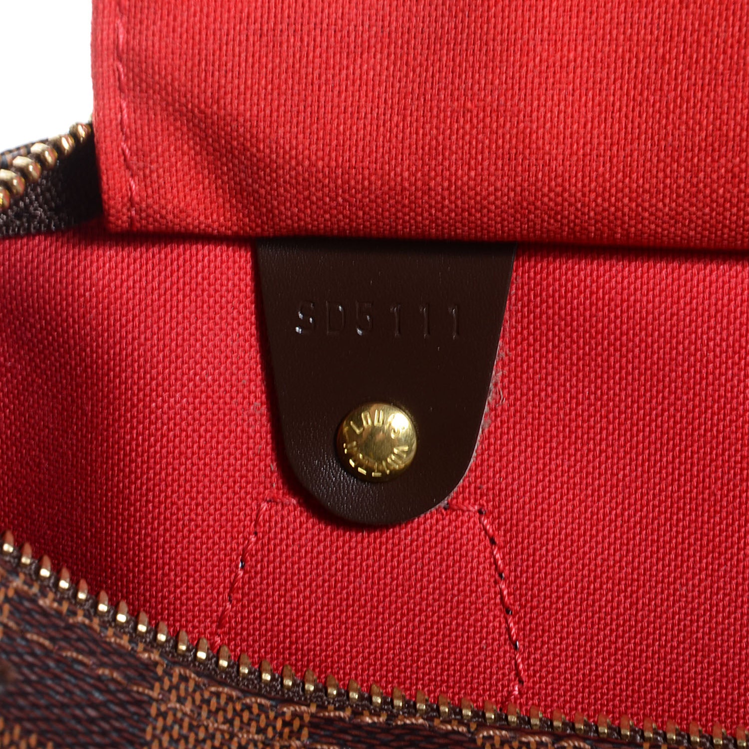 Louis Vuitton Damier Ebene Speedy 30 6 of 7