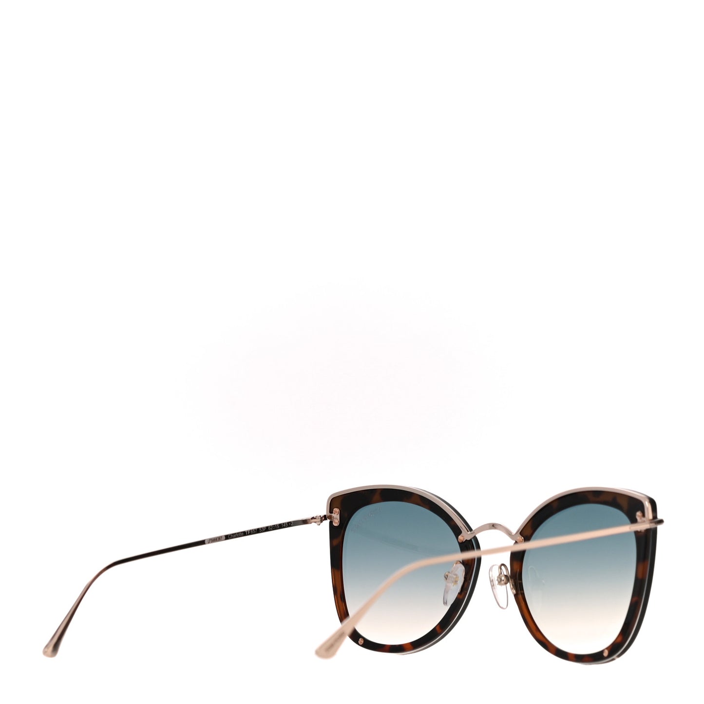 Charlotte Sunglasses TF657 Blue Havana